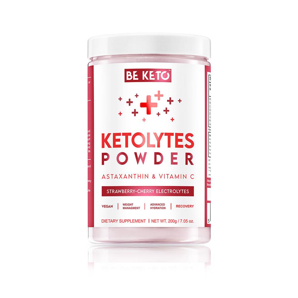 Keto Electrolytes Powder Strawberry Cherry 200g