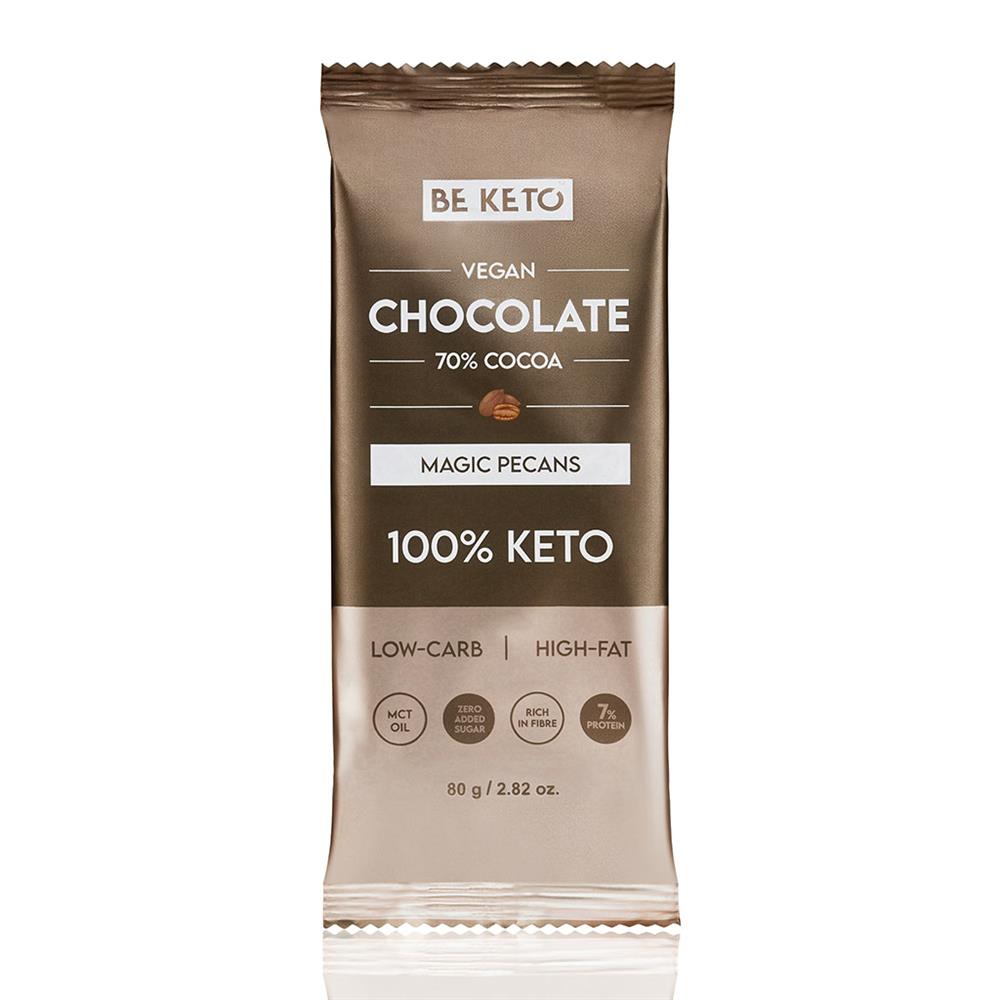 Vegan Keto Chocolate + MCT Magic Pecans 80g