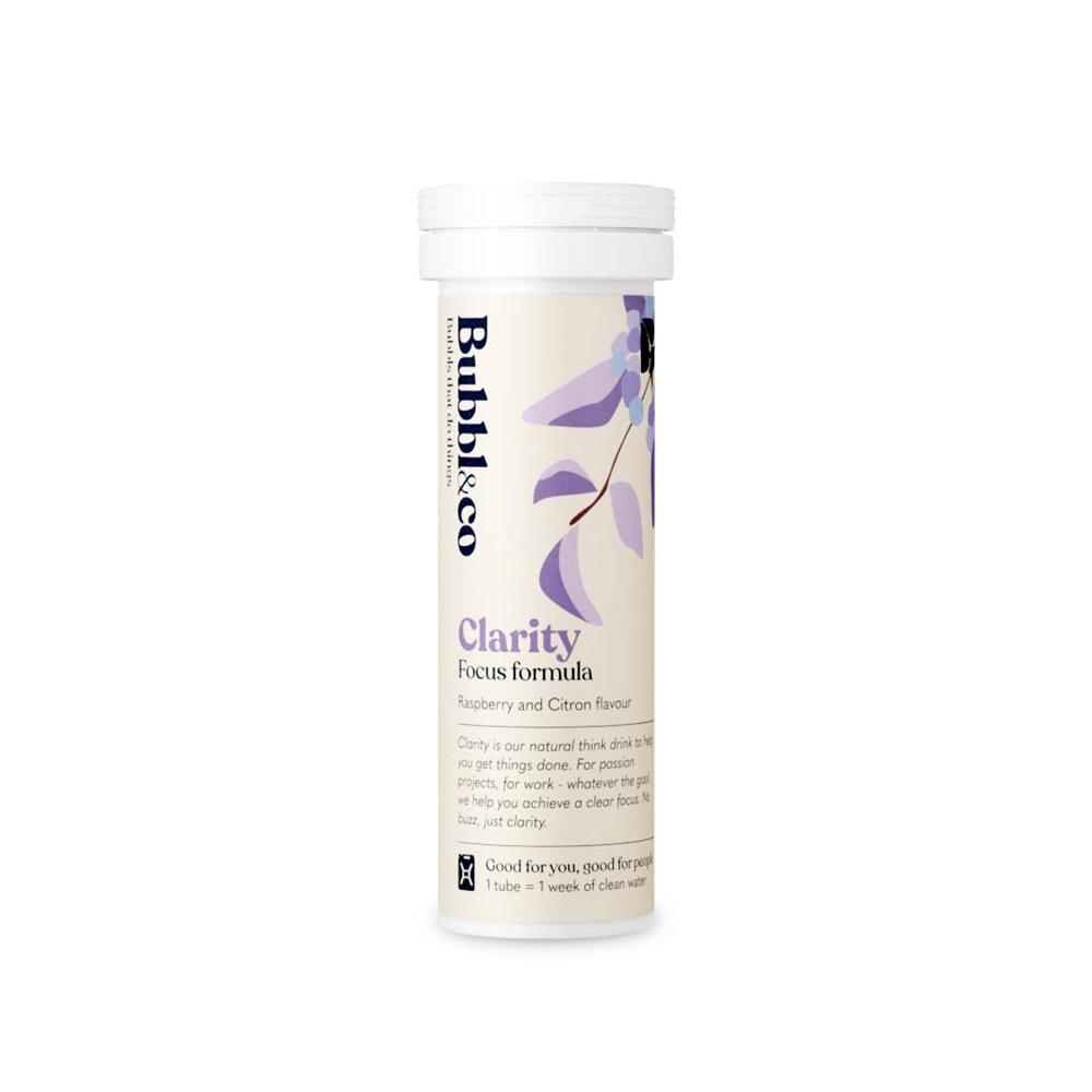 Clarity Focus formula. 10 tablets per tube.