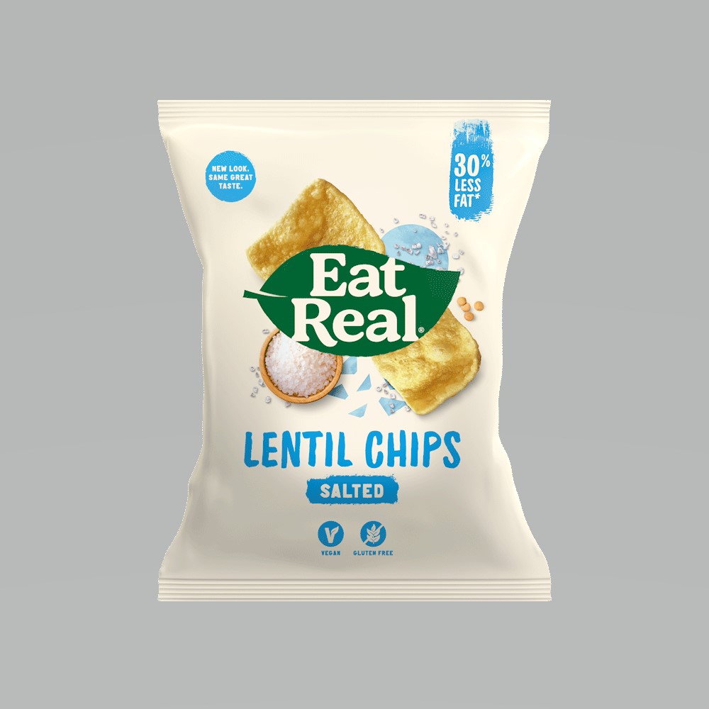 Lentil Chips Sea Salt (Pack of 6)