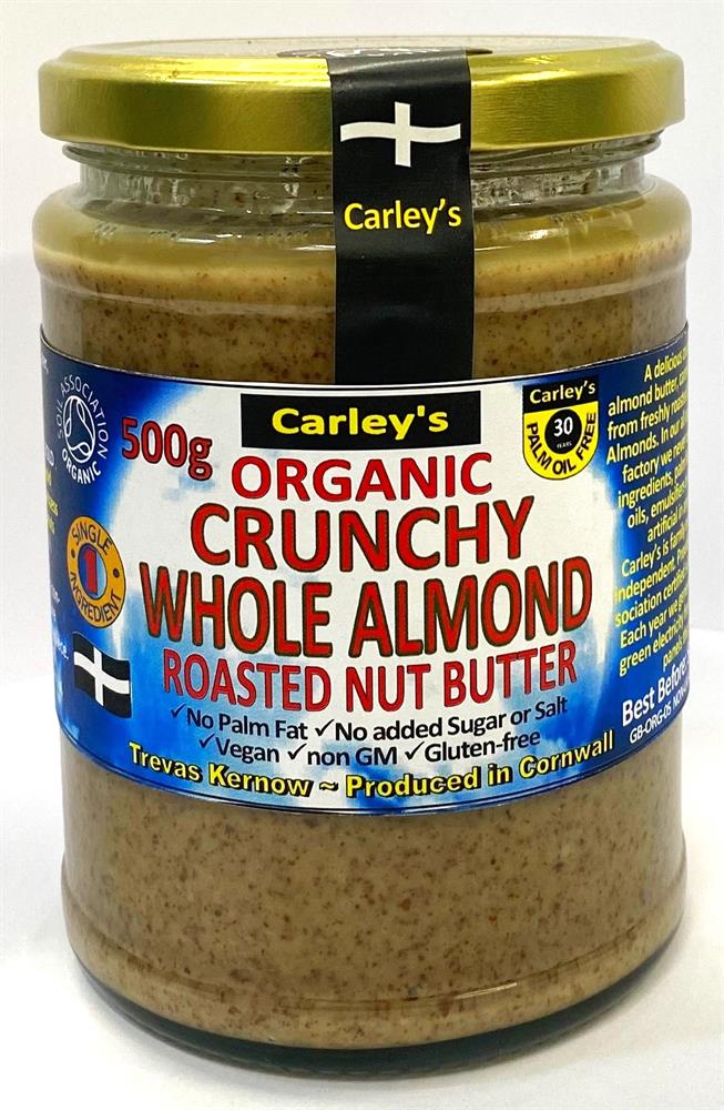 Organic ROASTED CRUNCHY Almond Butter 500g