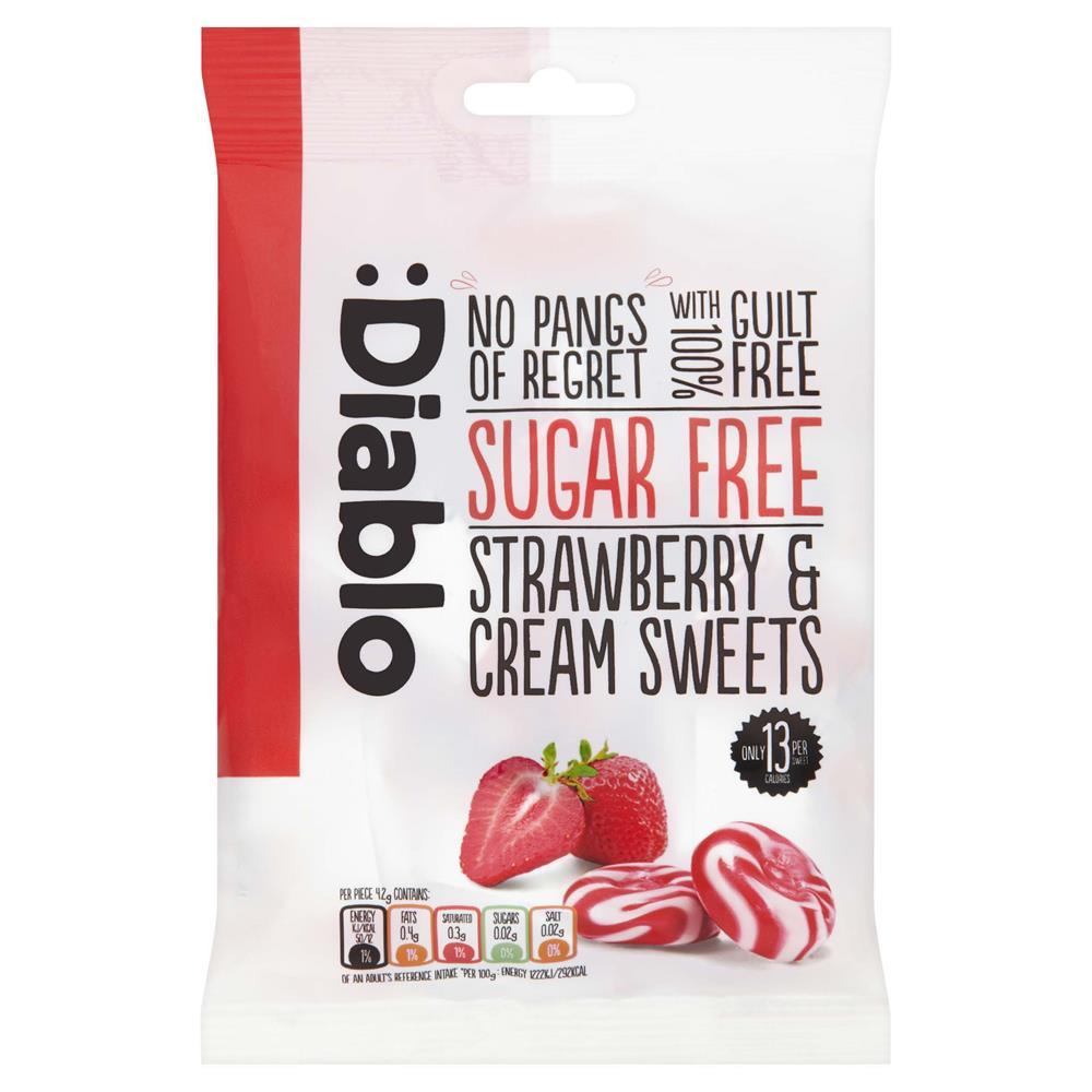 Strawberry & Cream Sweets Bag (Pack of 4)