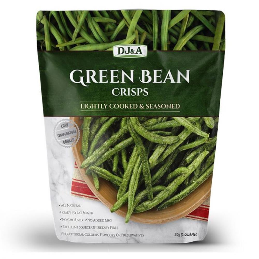 DJ&A Green Bean Crisps (Pack of 2)