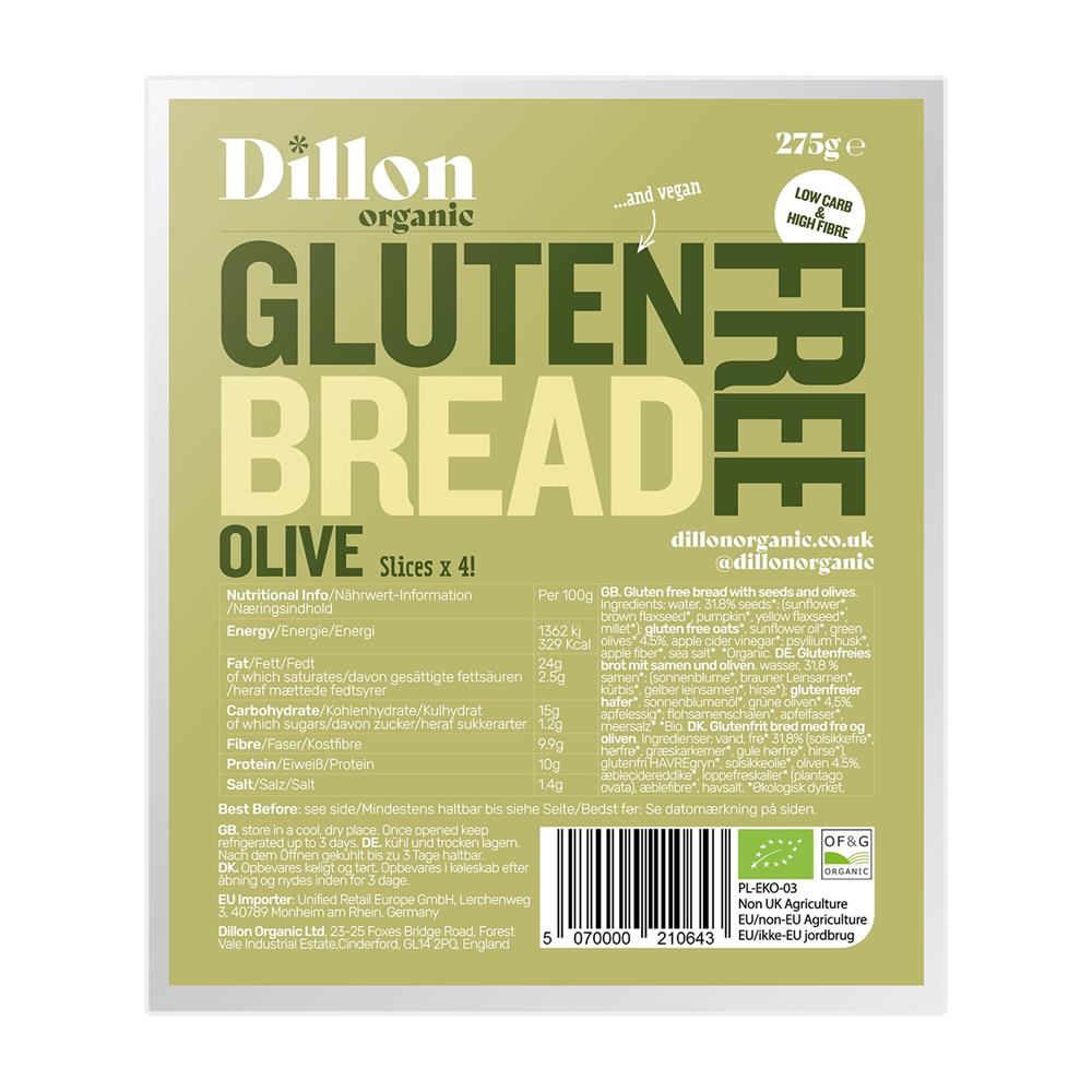 Gluten Free Olive Bread (Pack of 2)