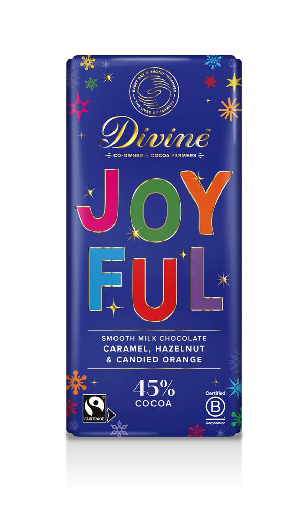 Divine Fairtrade JOYFUL Bar (Pack of 10)