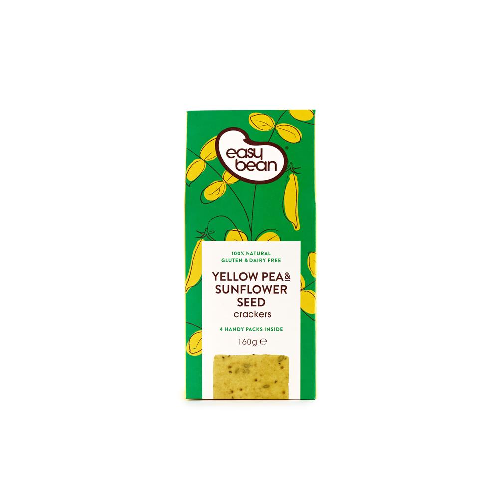 Yellow Pea Crackers (Pack of 8)