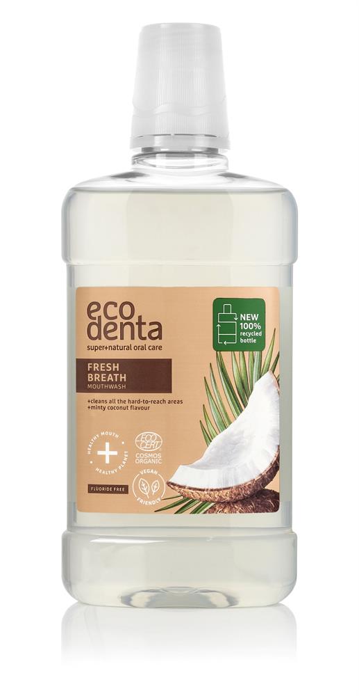 certified organic minty coconut mouthwash 500ml