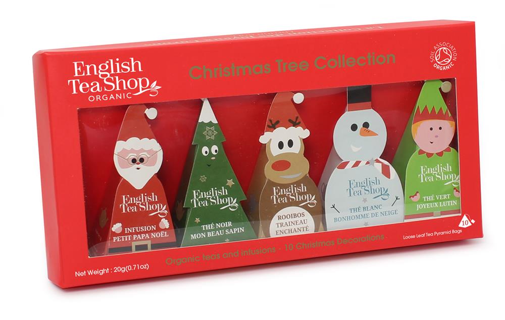 Christmas Characters - 10 Organic Tea Pyramid Bags