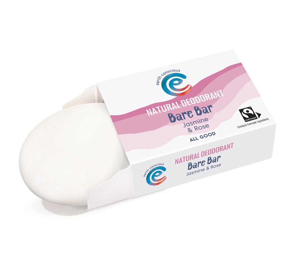 Bare Bar Natural Deodorant - Jasmine & Rose 90g