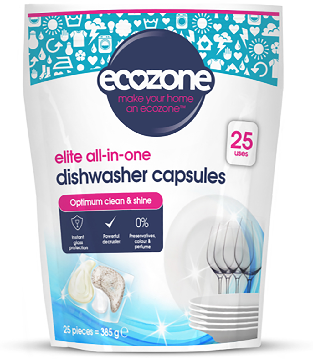 Elite all-in-one dishwash caps