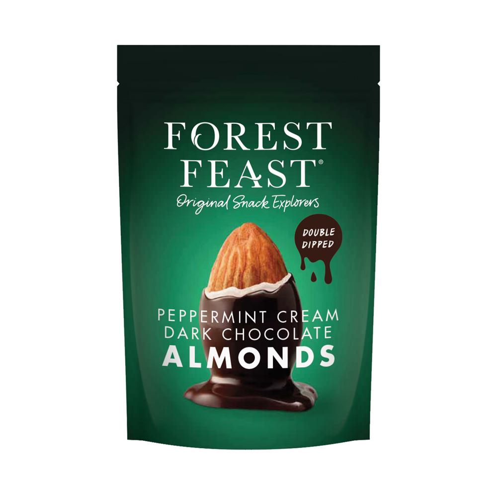 Peppermint Cream Dark Chocolate Almonds 120g