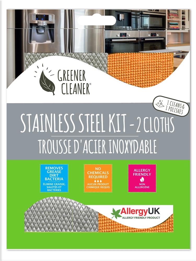 Stainless Steel Kit (2 cloths)