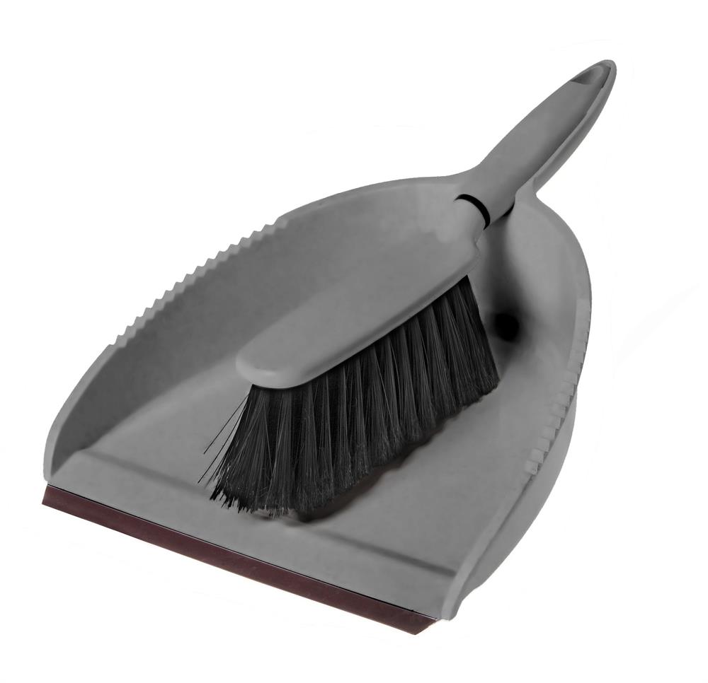 Dustpan & Brush Slate Grey