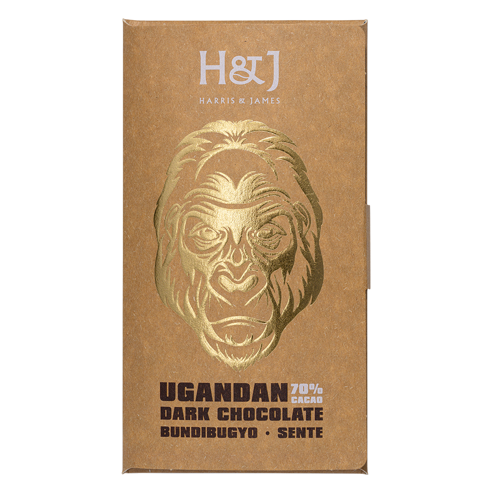 Ugandan 70% Dark Chocolate Bar (Pack of 2)