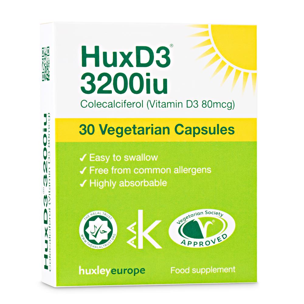 HuxD3 Vitamin D3 3200iu 30 caps