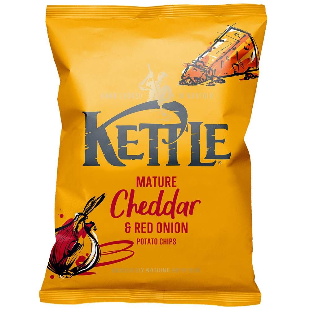 Mature Cheddar & Red Onion 130g