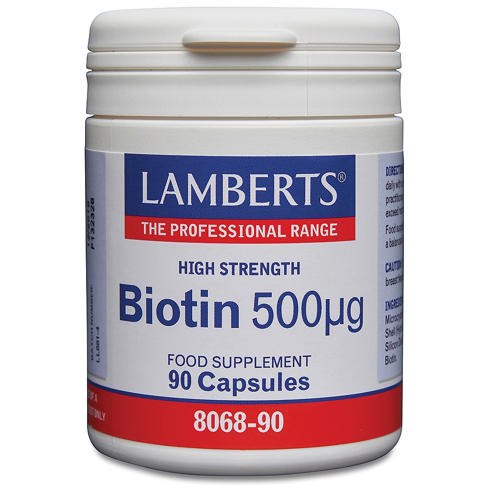 High Strength Biotin 500ug 90 capsule