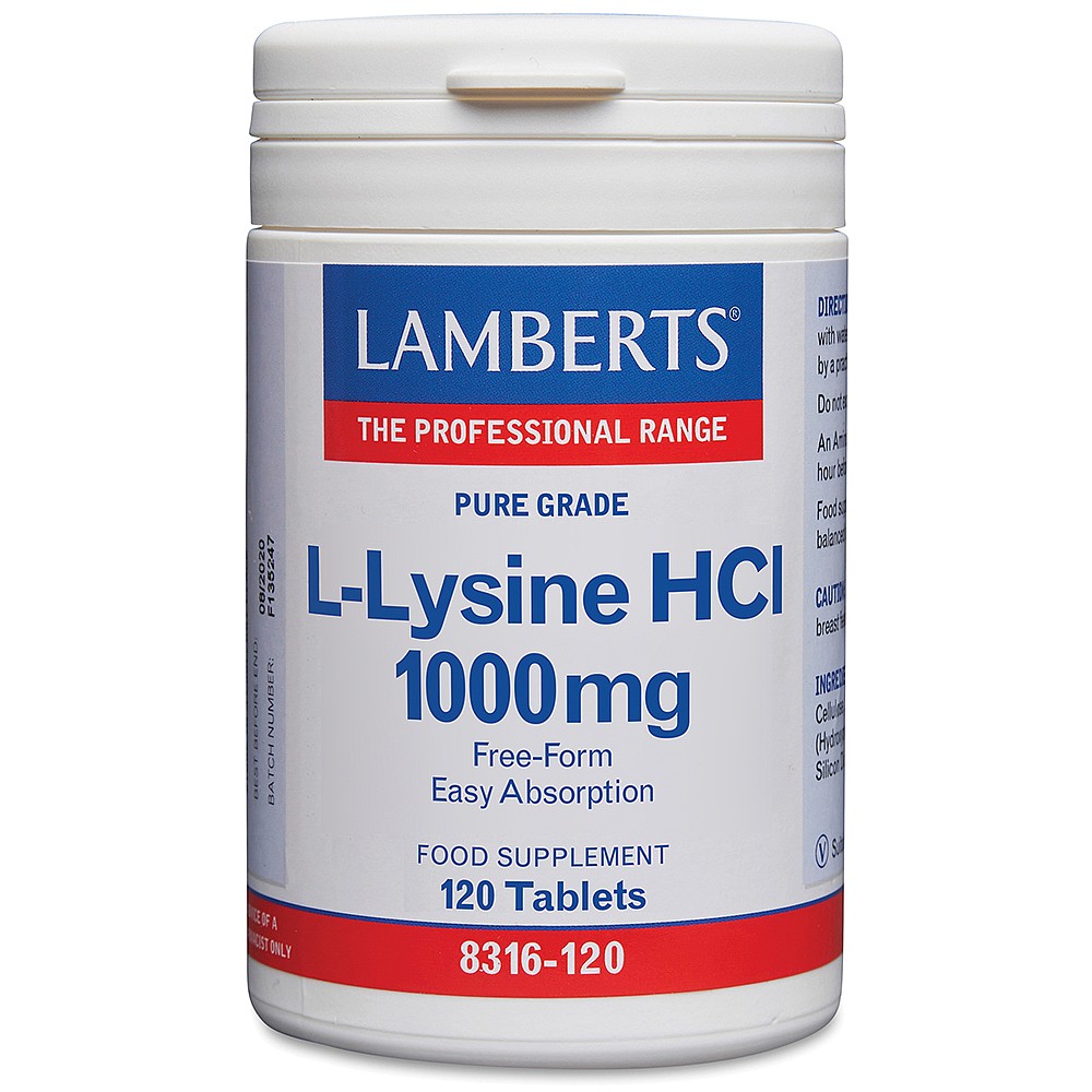 L-Lysine 1000mg 120 tablet