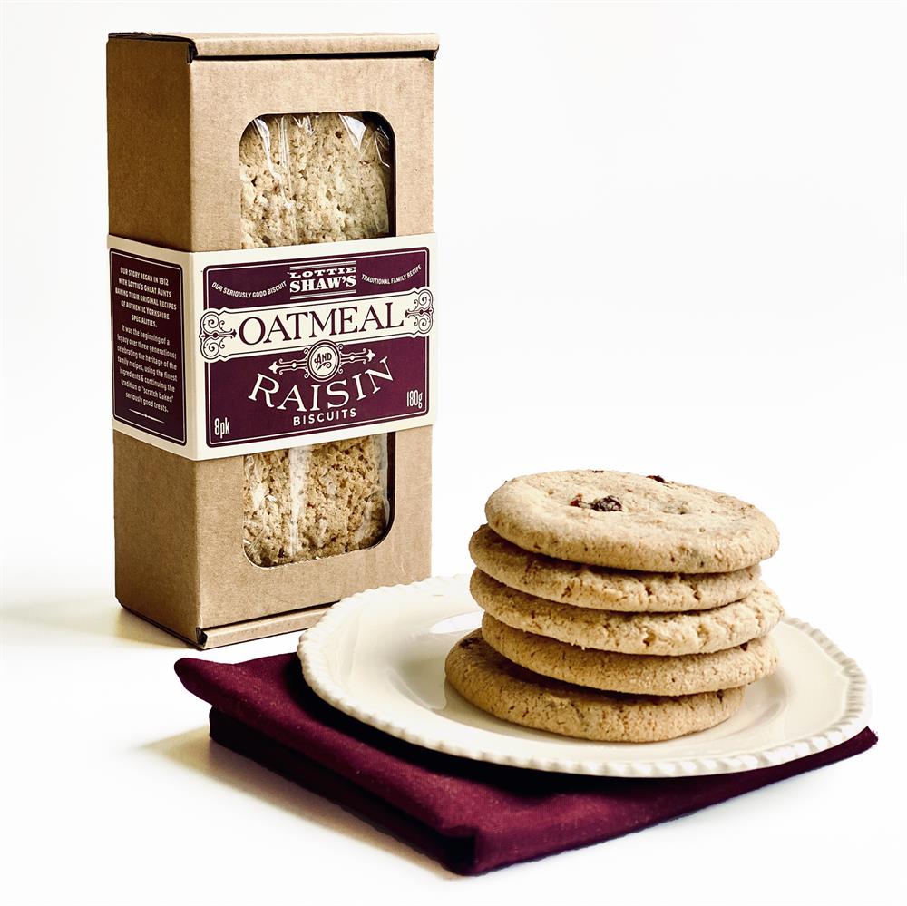 Oatmeal & Raisin Biscuits 180g