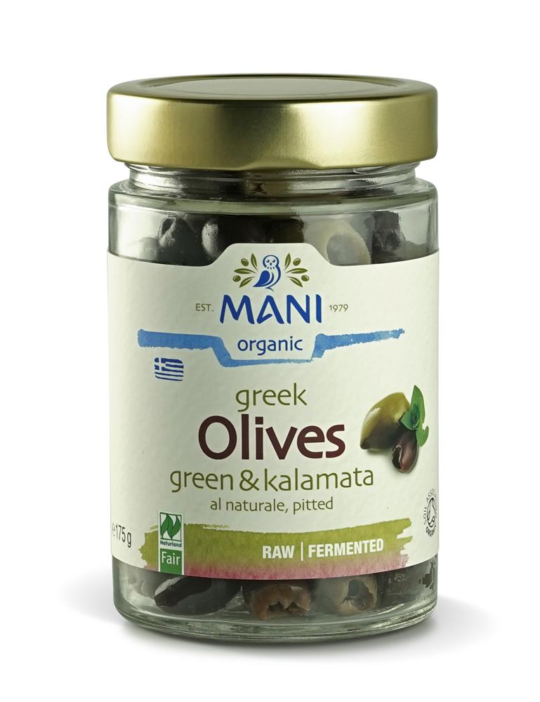 Organic Kalamata&Green Olives (Pack of 2)