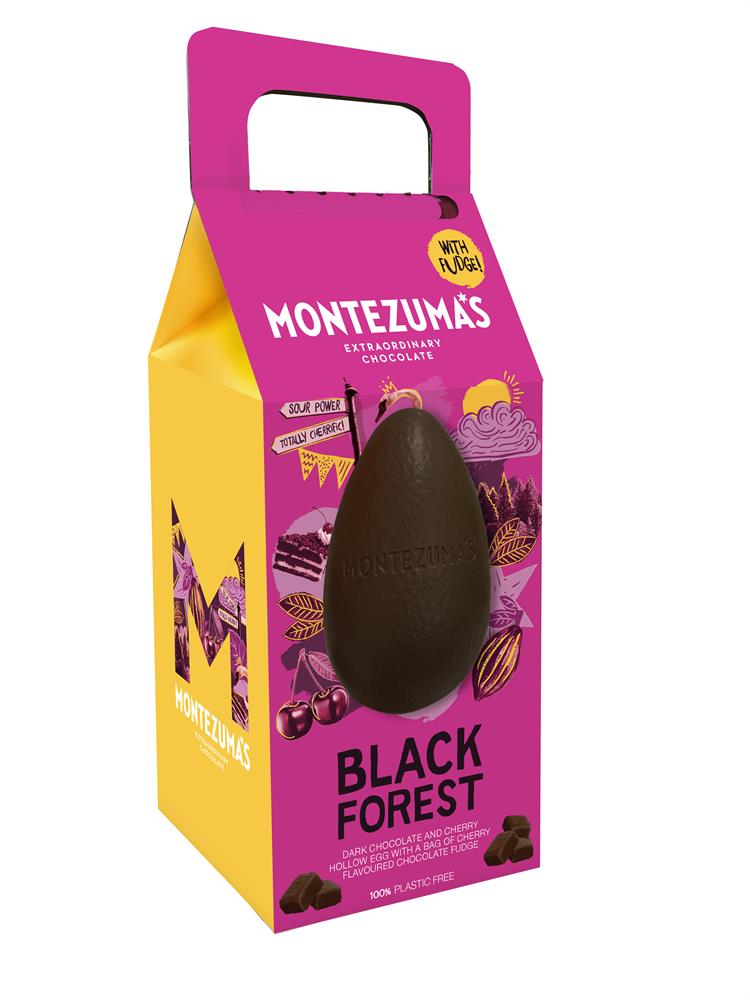 Black Forest Egg with Cherry Flavoured Chocolate Fudge 300g