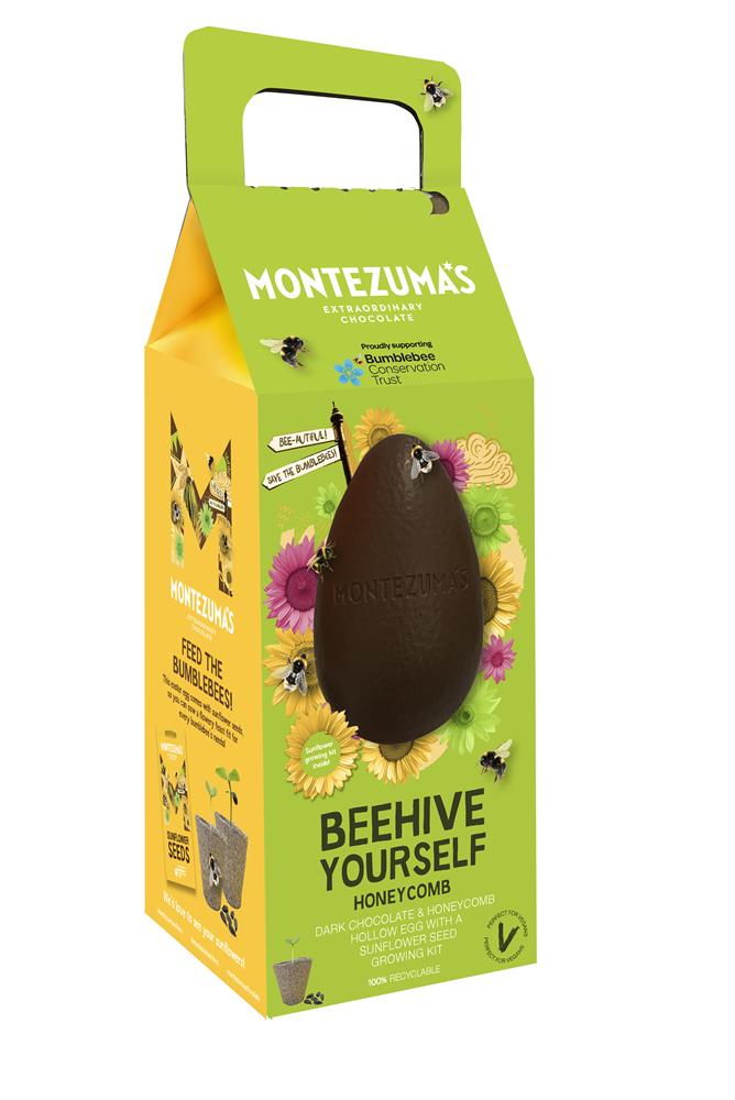 Bee Hive Egg with Sunflower Seed Growing Kit 150g