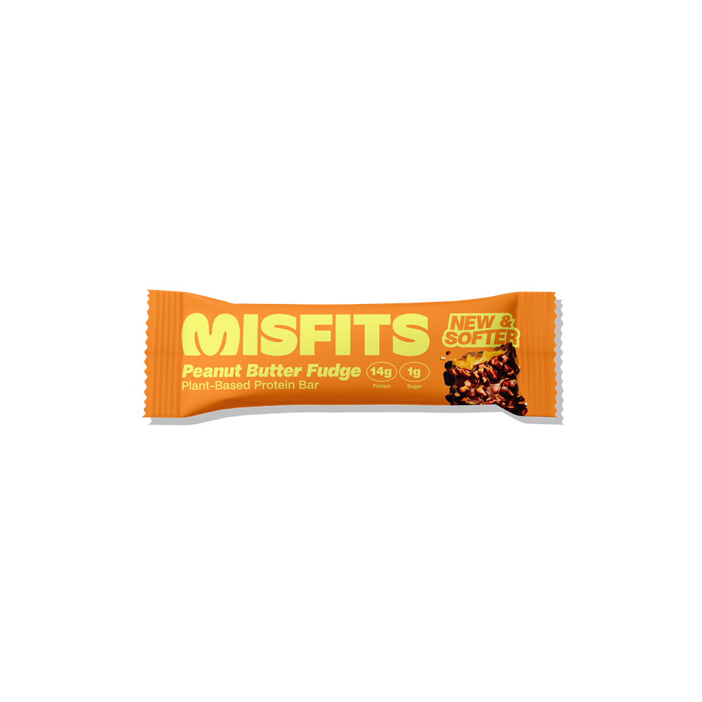 Misfits Plant-Based Peanut Butter Fudge Protein Bar 50g