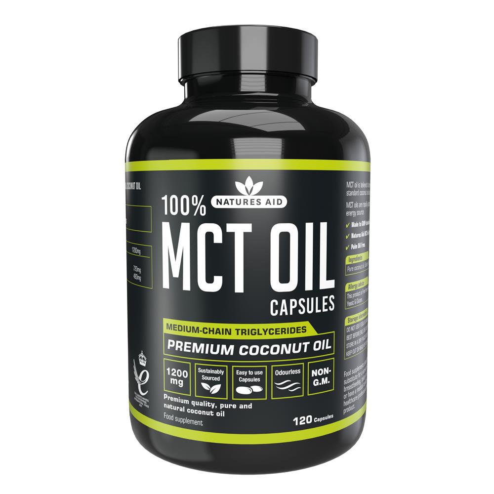 Pure MCT Oil Capsules 120 Capsules