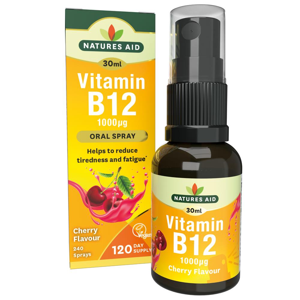 Vitamin B12 1000ug Oral Spray (Cherry Flavour)