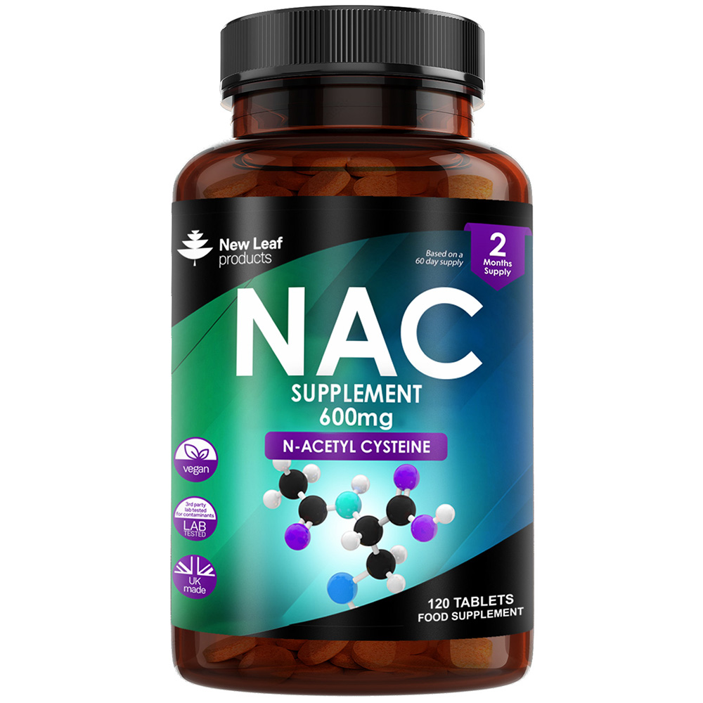 N-Acetyl-Cysteine 600mg Amino Acid Vegan 180 Capsules