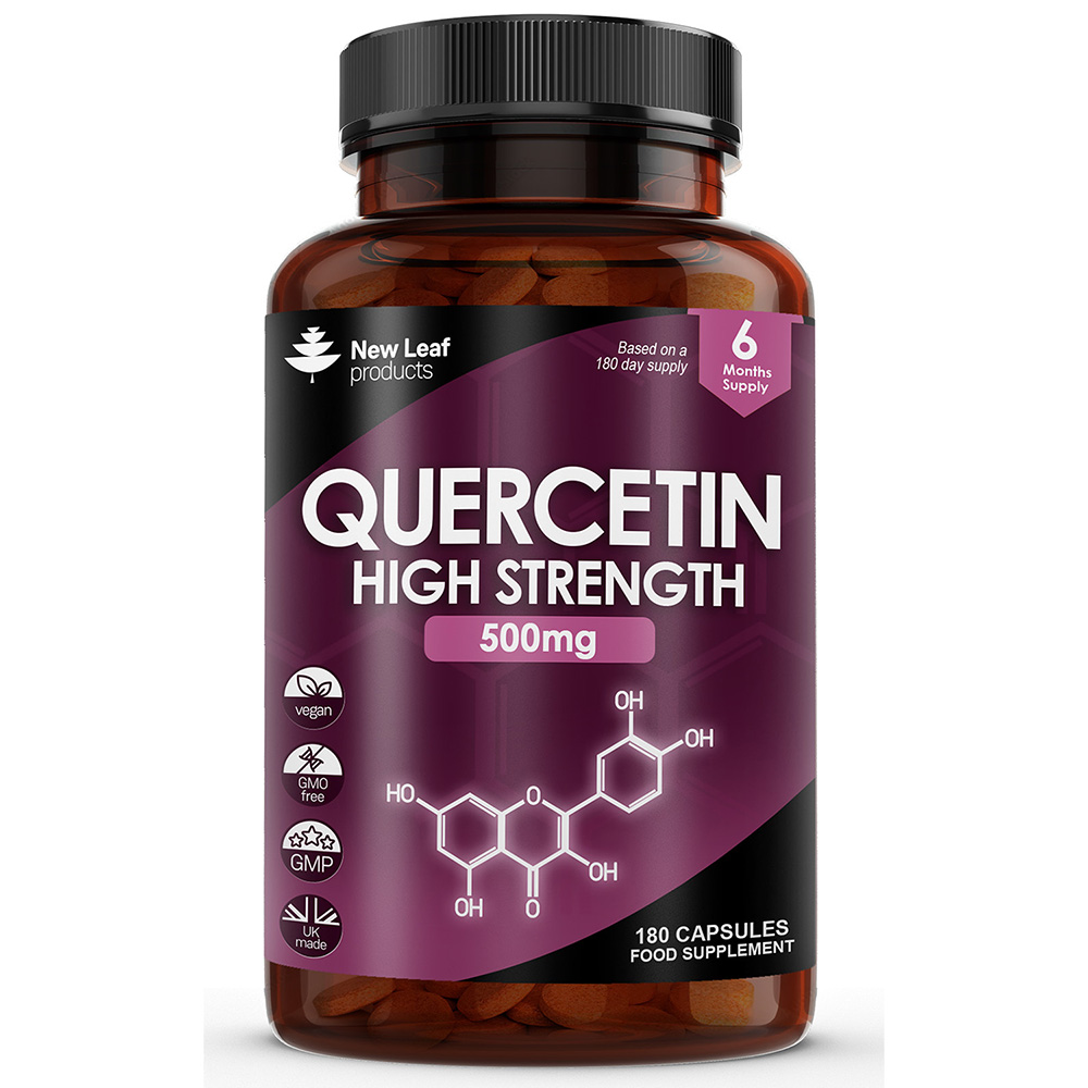 Quercetin Capsules - 180 Immune Health 500mg 180 Vegan Capsules