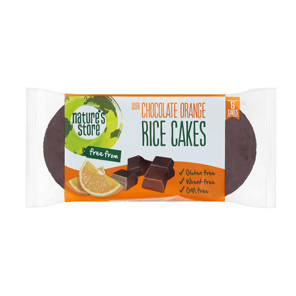 Dark Choc Orange Rice Cake (Pack of 12)