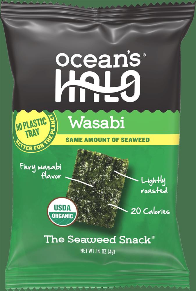 Wasabi Trayless Seaweed (Pack of 5)