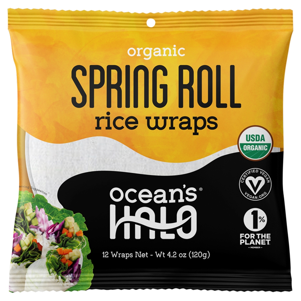 Ocean's Halo Spring Roll Wraps (Pack of 6)