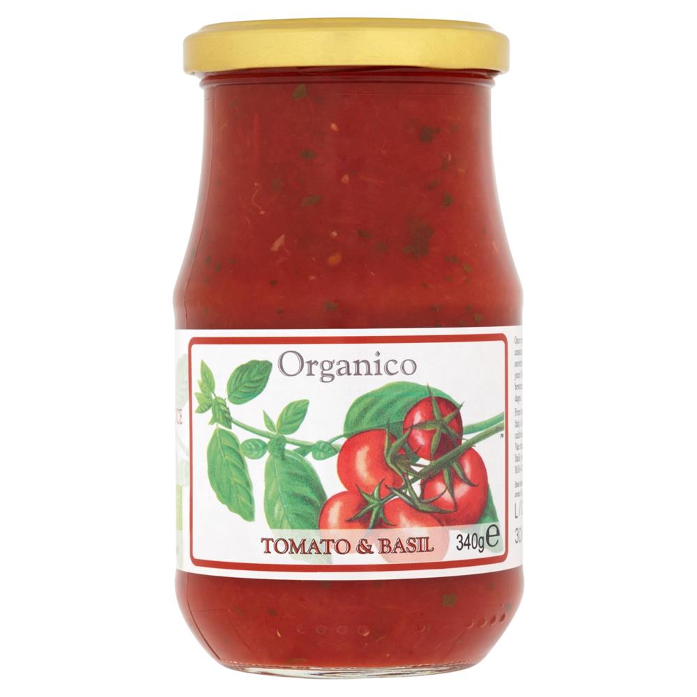 Organic Tomato and Basil Sauce 300g