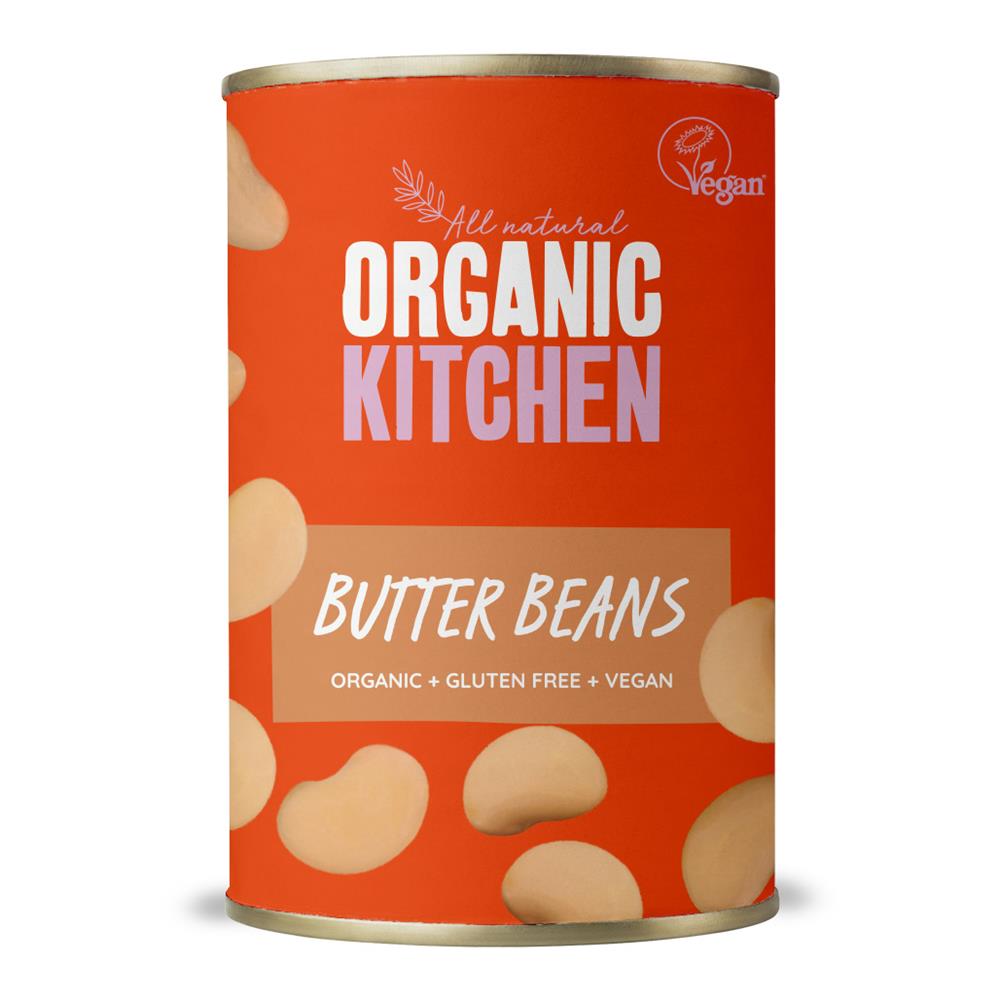 Organic Butter Beans (DAMAGED) 400g