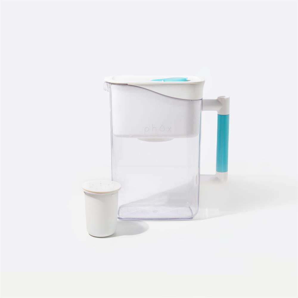 Phox Wave Filter Jug + Refillable Filter+3 Months Alkaline Filter