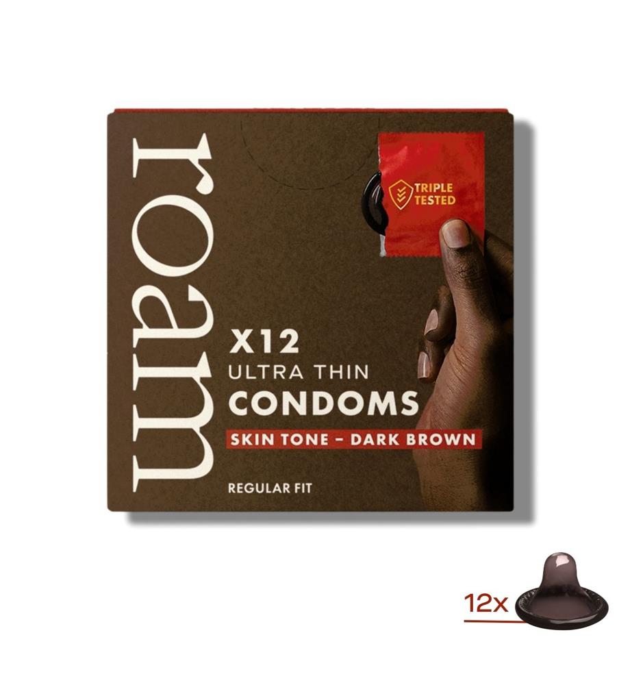 Skin Tone Condoms Dark Brown