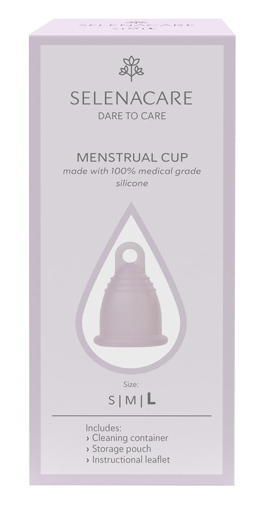 Menstrual Cup With Container + Pouch Size L