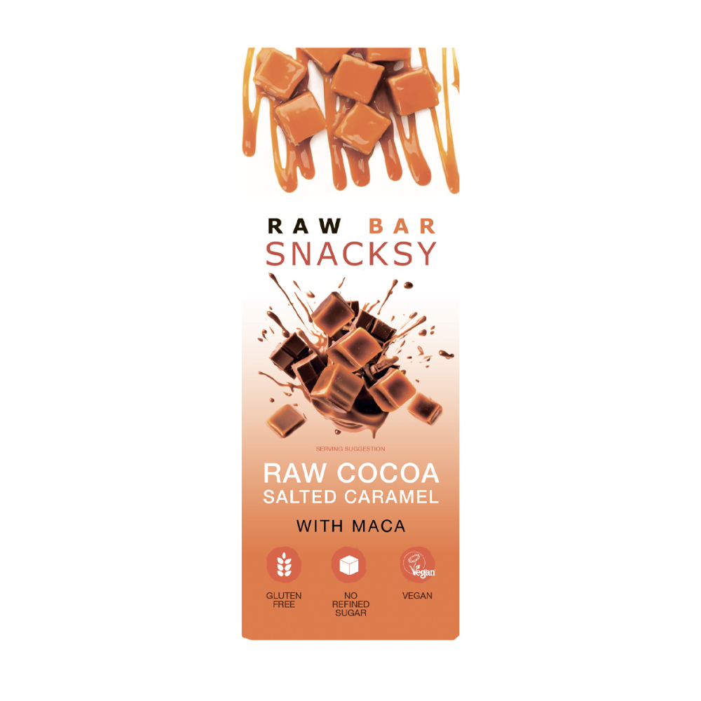 Raw Chocolate Alternative Salted Caramel with Maca 40g