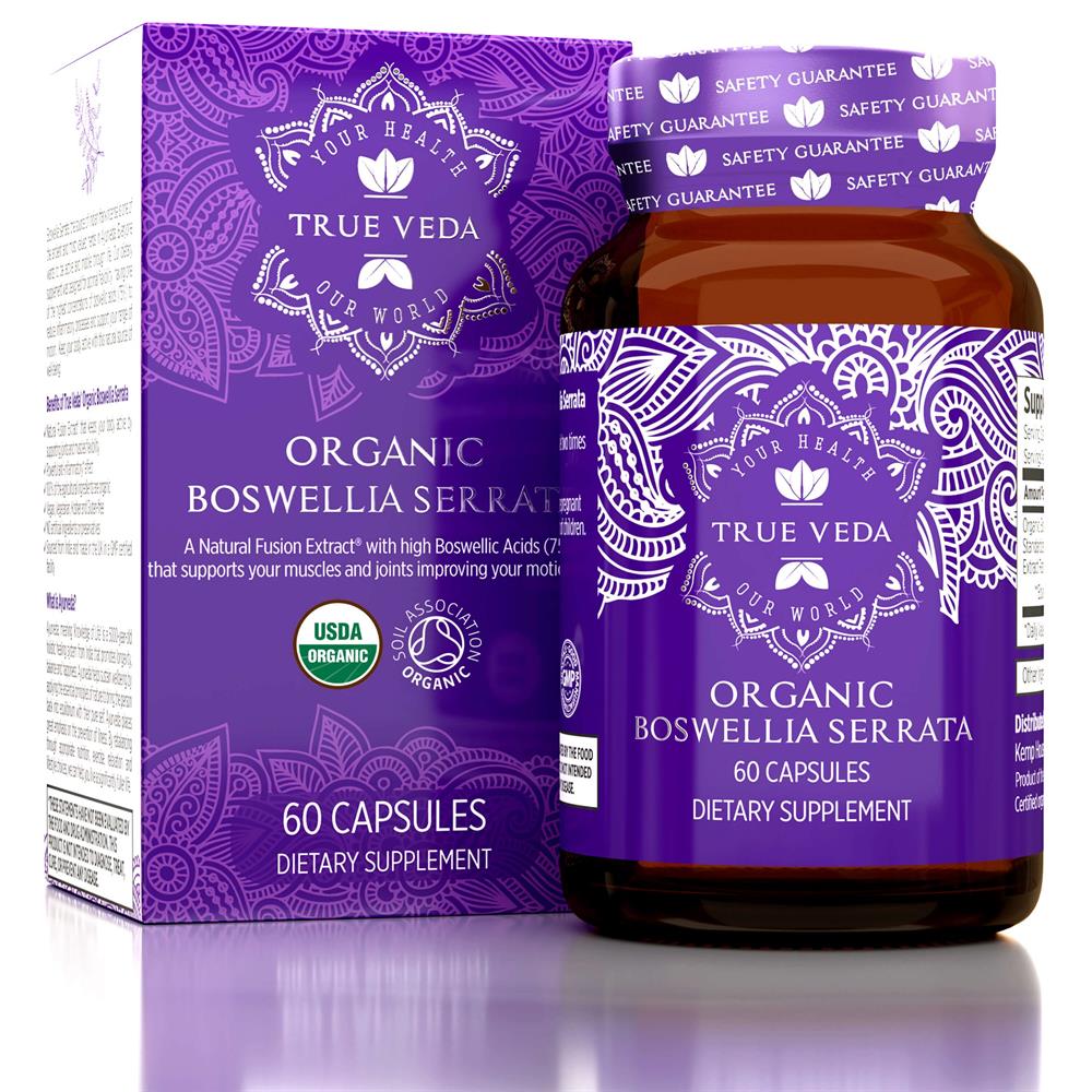 Boswellia: Organic Natural Vegan Ethical Non-GMO 60 capsules