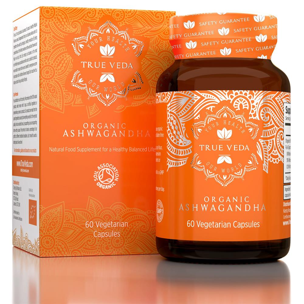 Ashwagandha: Organic Natural Vegan Ethical Non-GMO 60 capsules