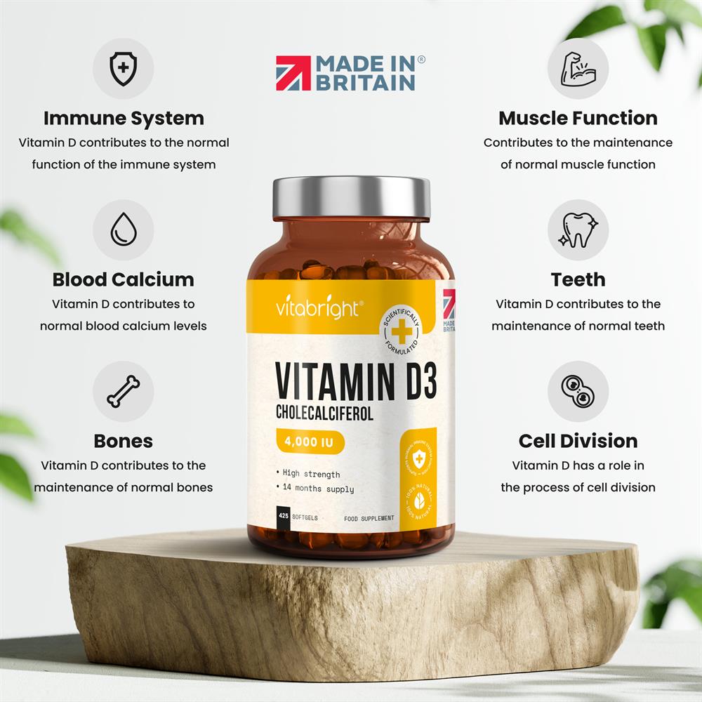 Vitamin D3 - 4000iu