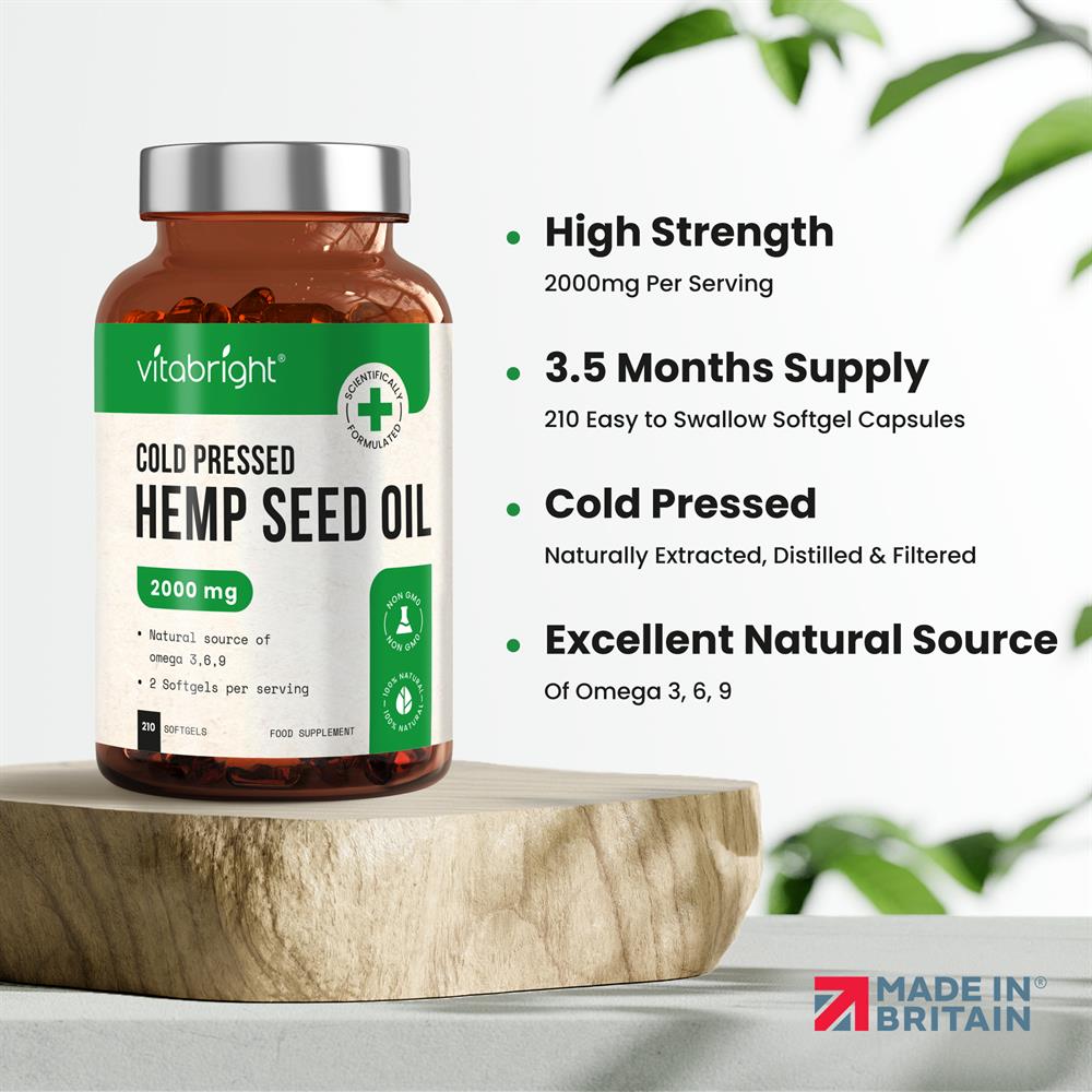 Hemp Seed Oil - 2000mg