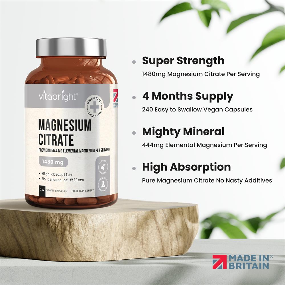 Magnesium Citrate 1480mg