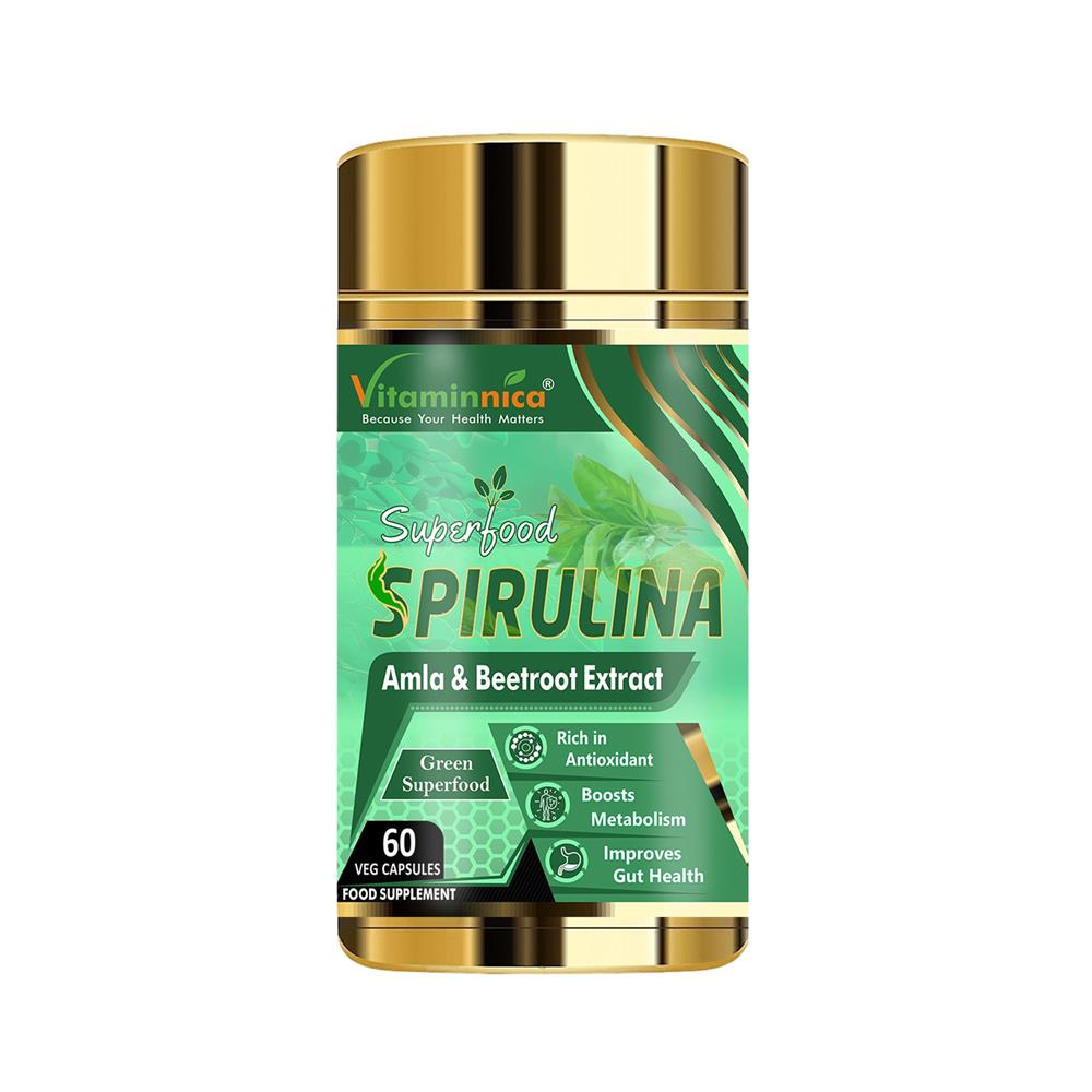 Spirulina 500mg 60 capsules