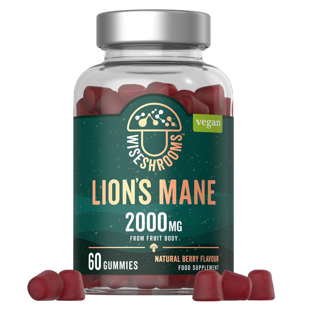 Lions Mane 2000mg - 60 Vegan Gummies