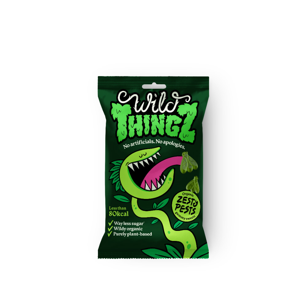 Organic & Vegan Sweets Zesty Pests 25g