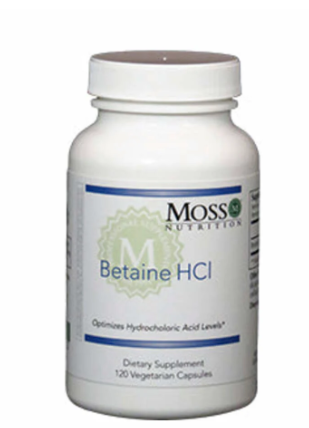 Betaine HCI 750mg - 120 Capsules